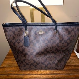 Coach logo Medium tote bag